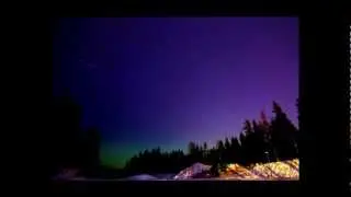 Aurora Borealis seen from the City of Jyväskylä (HD)