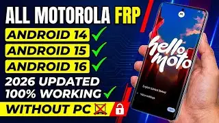👉 2026 NEW Motorola FRP Bypass 😱 Android 13/14/15/16 | No PC | Moto FRP Unlock