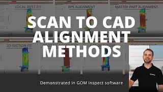 Scan To CAD Alignment Methods in GOM Inspect Software