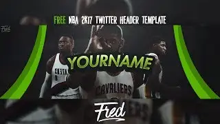 FREE NBA 2K17 Twitter Header TEMPLATE