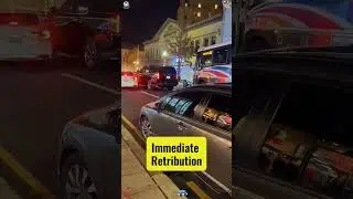 Instant Karma for Ignoring Traffic Rules ！