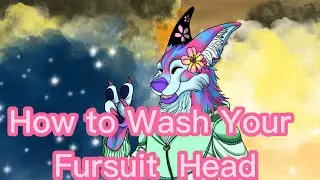 [HOW TO WASH] Your Fursuit Head and Accessories #furry #howto #fursuit #fursona #manokit