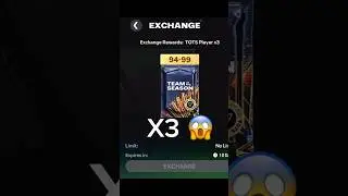 3x 94-99 3 Tots player exchanges 🤯😱 | tots event #fcmobile #shorts #fifamobile