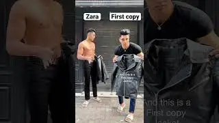 Zara vs First copy 