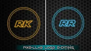 Neon logo editing in pixellab | How to make neon logo