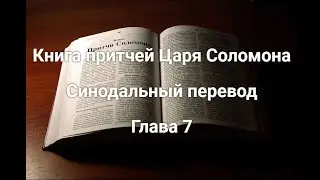 Притчи царя Соломона Гл. 7
