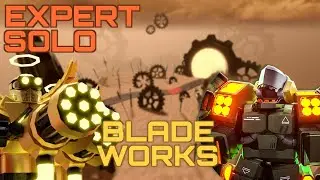 EXPERT MODE SOLO on BLADE WORKS | Tower Defense X | Roblox
