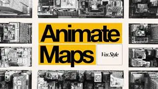 Easy Vox Style Map Animation (After Effects Tutorial)