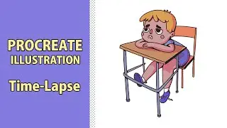 Procreate Digital Art - Illustration Timelapse