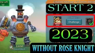 Lords Mobile Full Steam Ahead Stage 1 Without Rose Knight | Lords Mobile Steambot Stage 1