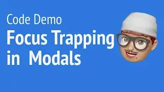 [Code Demo] Focus Trapping in  Modal System | JSer - Front-End Interview questions