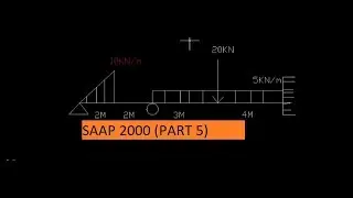 SAAP 2000 |PART 5|Typical Beam |Hindi |Urdu|civil engineering