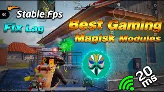 How to fix lag in Bgmi / Pubg Global | Best Magisk Module for competitive | For All Android Device 🔥
