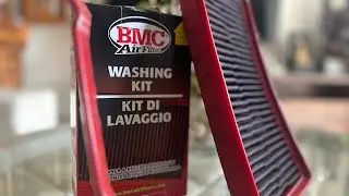 How to clean BMC air filter using BMC cleaning kit step by step