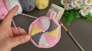 I made a great number of them and sold them all. 💰💰💰Crochet wallet keychain making. Worderful 😇