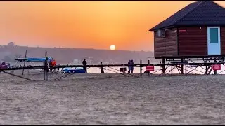 Закат, Каспийское море 🌊
