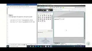 Nspire - Tangentligning
