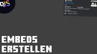 EMBEDS mit Discord.JS v14 erstellen! | Discord.JS #002 | DerCoderJo