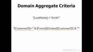 DLookup Function Microsoft Access 2010 (cc)