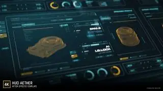 HUD: Aether - 4K After Effects Template
