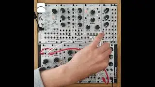 Dynamic resonator bassline using @intellijel  Plonk being controlled by Mod Medusa.