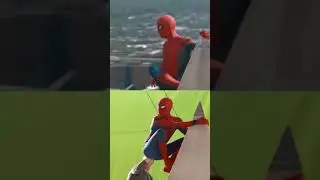 Reality of SpiderMan scenes shooting |  behind the scenes |  before VFX after VFX 