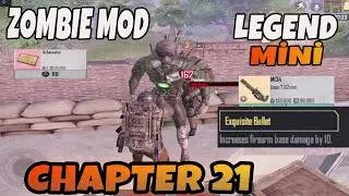 NEW ZOMBIE MOD - PRECISION BULLET MINI GUN - PUBG METRO ROYALE CHAPTER 21