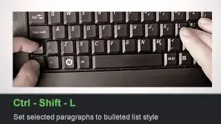 Using and learning keyboard shortcuts - L2L Screencast