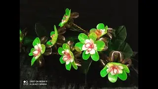 Как сделать фантазийный цветы из пластиковых бутылок 🌹#мкцветы #