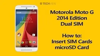Motorola Moto G 2014 Dual Sim - How to Insert SIM MicroSD