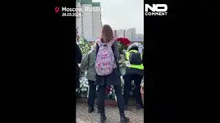 Memorial service for Navalny is held at Moscow cemetery