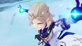 fake Albedo fighting scene - Genshin Impact 2.3 