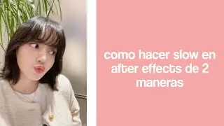 como hacer slow en after effects (2 maneras) | after effects tutorial