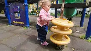 Caroleene's FIRST TIME at the New Playground! 😍 (Cutest Reactions Ever!) 🎪 #PlaygroundAdventures