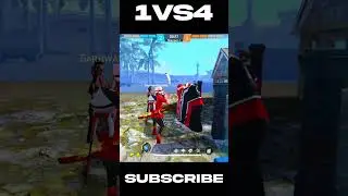 FREE FIRE 💥 1 VS 4 CLUTCH WITH GRENADE KING 👑🤡 #shorts #wljacky