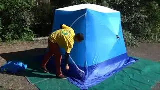 Stack Cube 3 Long three-layer winter fishing tent