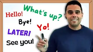 Guia de SAUDAÇÕES e DESPEDIDAS em inglês para INICIANTES