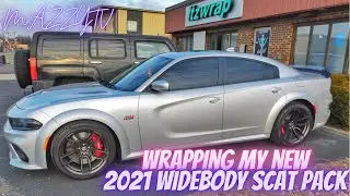 You Won’t Believe The Wrap I’m Getting On My 2021 Widebody 392 Scat Pack Charger | MAZZYTV