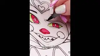 Drawing Fizzarolli from Helluva Boss