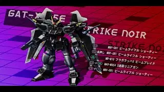 Gundam SEED Destiny: Rengou vs. Z.A.F.T. II Plus: Strike Noir Gundam ALL MOVES