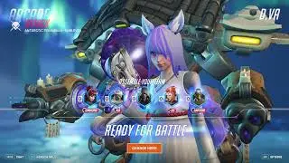 Overwatch 2 playing Junkenstein's Lab as D.Va (I'm a noob and bad at the game because MeBeSmartNot)