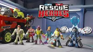 Rescue Heroes Transforming Fire Truck | Mattel