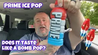 PRIME Ice Pop Review | Does it taste like a Bomb Pop?