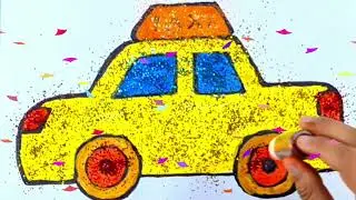 Bolalar uchun moshina rasm chizish / Рисуем машинку для детей / Draw a car for children
