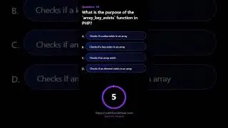 What is the purpose of the array key exists function in PHP