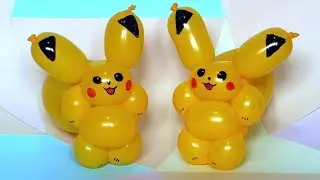 One balloon Pikachu pokemon - twisting tutorial (Subtitles)
