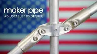 Adjustable 180 Degree Connector Overview & Assembly | Maker Pipe