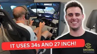 This Racing Sim Has A Unique Screen Setup!