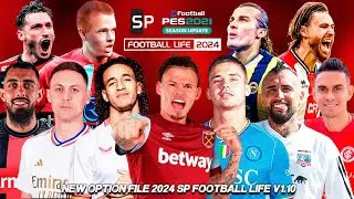 PES 2021 UPDATED TO 2024 | OPTION FILE MORE THAN 500 TRANSFERS • Season 2024 [ MEDIAFIRE ]