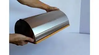 Обзор хлебницы Maestro MR 1672S - деревянный низ, металлический верх